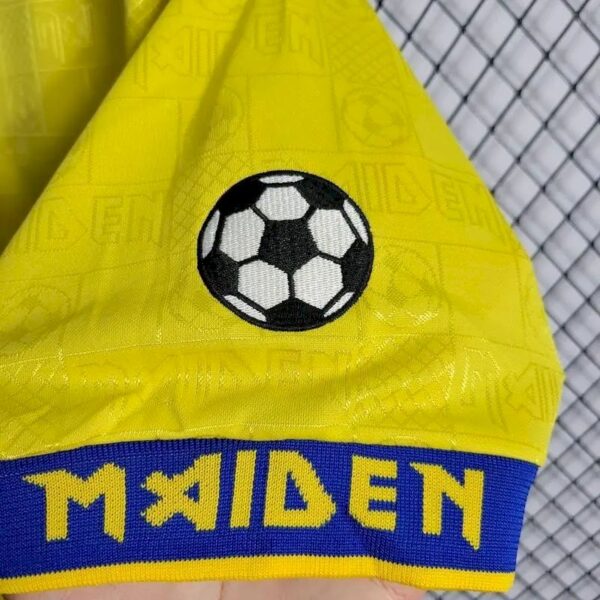 Retro West Ham United 2008 Yellow Iron Maiden Edition Jersey - Image 5
