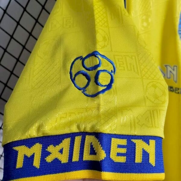 Retro West Ham United 2008 Yellow Iron Maiden Edition Jersey - Image 6