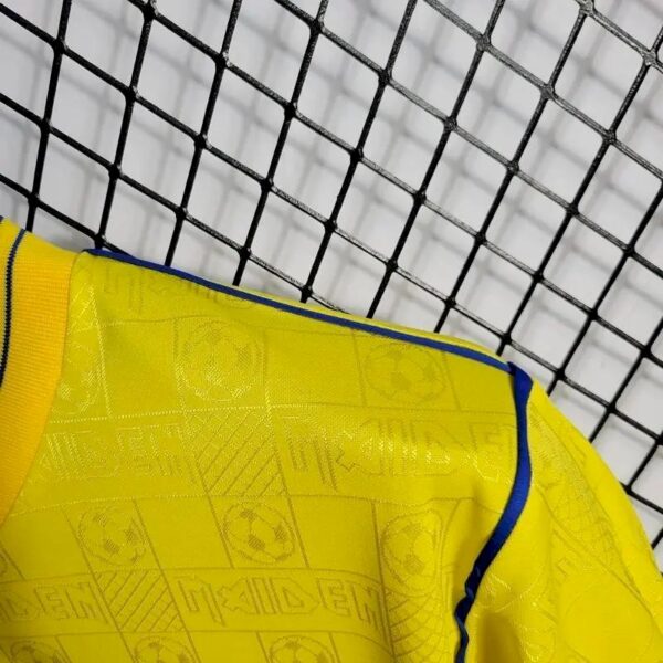 Retro West Ham United 2008 Yellow Iron Maiden Edition Jersey - Image 7