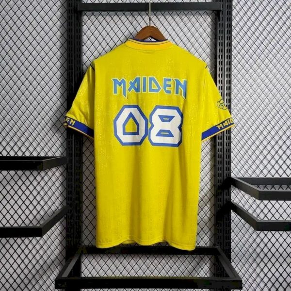 Retro West Ham United 2008 Yellow Iron Maiden Edition Jersey - Image 11