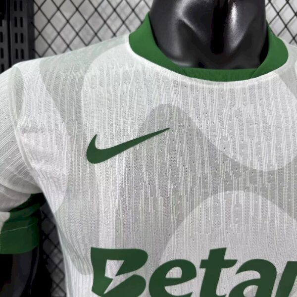 Men's Sporting CP 2025/26 Whtie Away Jersey Player Version - Image 4