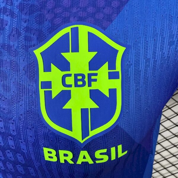 Men's Brazil 2025/26 Away Jersey Player Version - Image 3