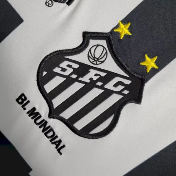 Retro Santos 1996/97 Away Jersey - Image 5