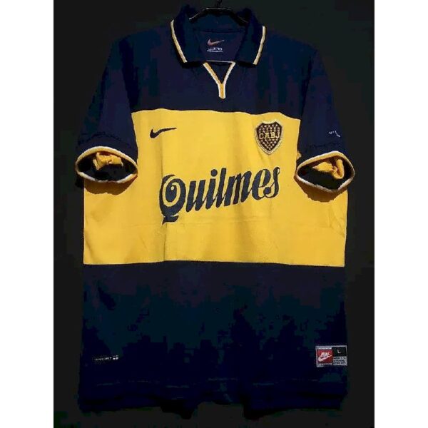Retro Boca Juniors 1998/99 Home Jersey - Image 2