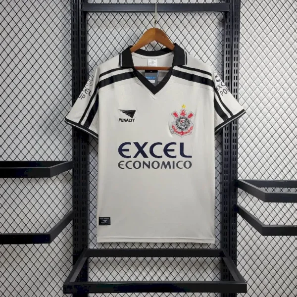 Retro Corinthians 1998 Home Jersey - Image 3