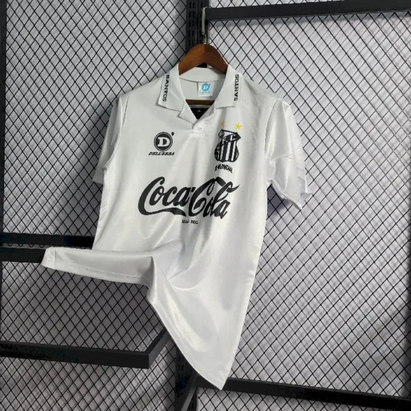 Retro Santos 1993/94 Home Jersey - Image 5
