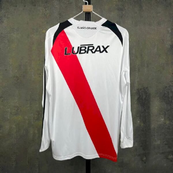 Retro River Plate 2009/2010 Home Long Sleeves Jersey - Image 5