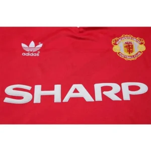 Retro Manchester United 1986/88 Home Jersey - Image 6