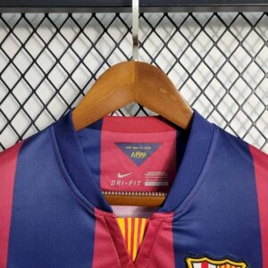 Retro Barcelona 2014/15 Home Long Sleeves Jersey - Image 8