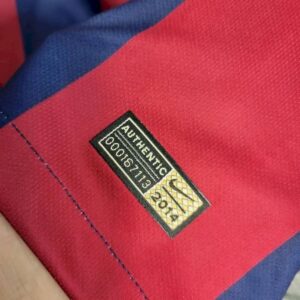 Retro Barcelona 2014/15 Home Long Sleeves Jersey - Image 7