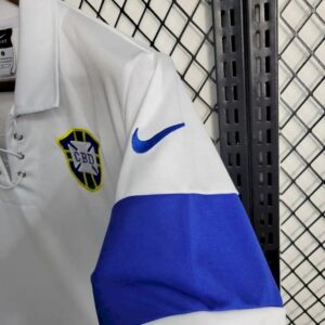Retro Brazil 2004 White Special Edition Jersey - Image 6