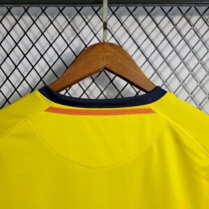 Retro Barcelona 2008/2009 Away Long Sleeves Jersey - Image 9