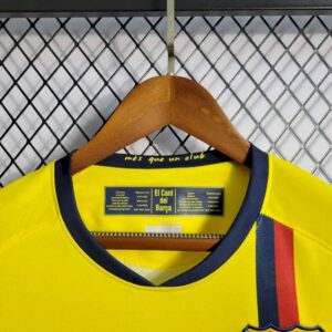 Retro Barcelona 2008/2009 Away Long Sleeves Jersey - Image 6