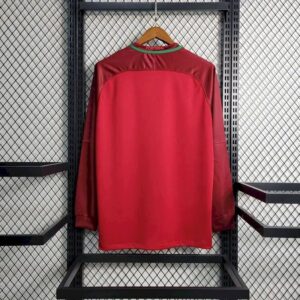 Retro Portugal 2016/17 Home Long Sleeves Jersey - Image 12