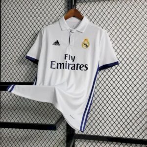 Retro Real Madrid 2016/17 Home Jersey - Image 3
