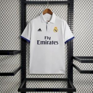 Retro Real Madrid 2016/17 Home Jersey - Image 2