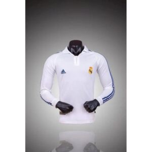 Retro Real Madrid 2001/02 Home Long Sleeves Jersey
