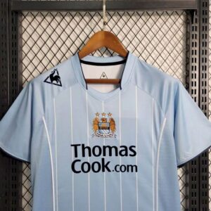 Retro Manchester City 2007/08 Home Jersey - Image 3