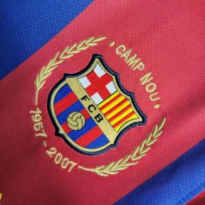 Retro Barcelona 2007/08 Home Jersey - Image 8