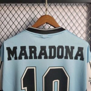 Retro Argentina 2010 Maradona Retirement Commemorative Edition Jersey - Image 7