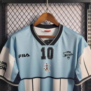 Retro Argentina 2010 Maradona Retirement Commemorative Edition Jersey - Image 5