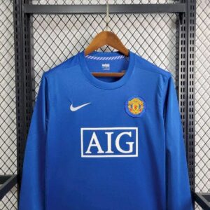 Retro Manchester United 2008/09 Third Long Sleeves Jersey - Image 2
