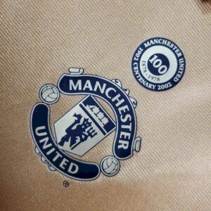 Retro Manchester United 2001/02 Centenary Reversible Away And Third Long Sleeves Jersey - Image 9