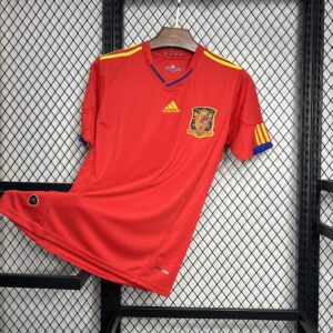 Retro Spain 2010 Home Jersey - Image 3