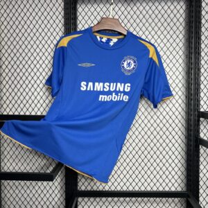 Retro Chelsea 2005/06 Centenary Home Jersey - Image 5
