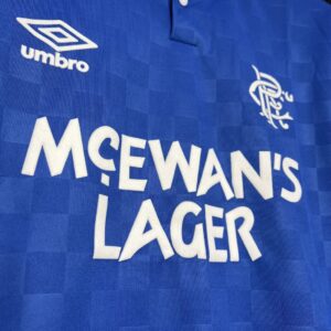 Retro Rangers 1987/90 Home Jersey - Image 6