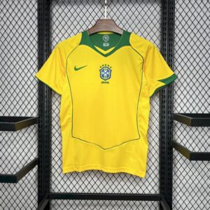 Retro Brazil 2004/2006 Home Jersey - Image 7