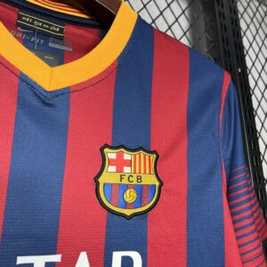 Retro Barcelona 2013/14 Home Jersey - Image 7