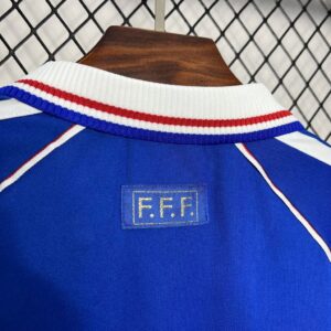 Retro France 1998 World Cup Home Jersey - Image 5