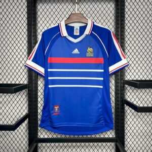 Retro France 1998 World Cup Home Jersey - Image 4