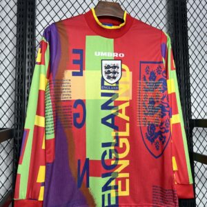 Retro England 1995/96 Goalkeeper Long Sleeves Jersey - Image 5