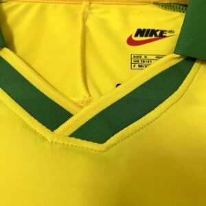 Retro Brazil 1997 Home Jersey - Image 5
