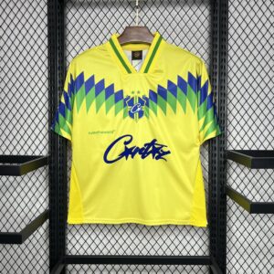 Retro Brazil 1995 Home Corteiz Jersey - Image 4