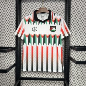 Retro CD Palestino 2024/25 Hypepeace Joint Edition White Jersey - Image 8
