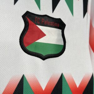 Retro CD Palestino 2024/25 Hypepeace Joint Edition White Jersey - Image 5