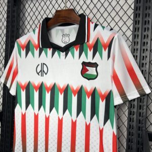 Retro CD Palestino 2024/25 Hypepeace Joint Edition White Jersey - Image 4