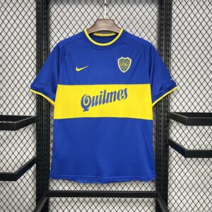 Retro Boca Juniors 2000/01 Home Jersey - Image 8