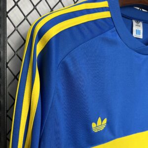 Retro Boca Juniors 1981 Home Long Sleeves Jersey - Image 4