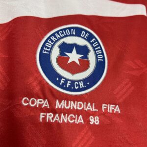 Retro Chile 1998 Home Long Sleeves Jersey - Image 6