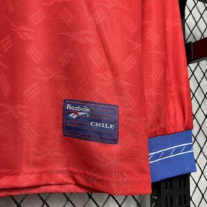 Retro Chile 1998 Home Long Sleeves Jersey - Image 5