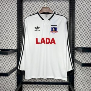 Retro Colo Colo 1991 Home Long Sleeve Jersey - Image 8