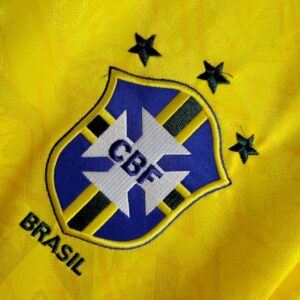 Retro Brazil 1991/93 Home Jersey - Image 5