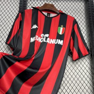 Retro AC Milan 1988/89 Home Jersey - Image 3