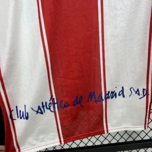 Retro Atletico Madrid 1999/00 Home Jersey - Image 3