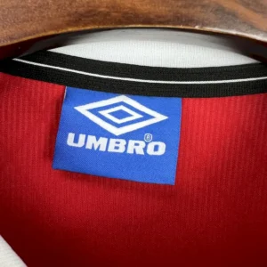 Retro Manchester United 1998/99 Home Long Sleeves Jersey - Image 7