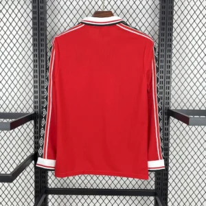 Retro Manchester United 1998/99 Home Long Sleeves Jersey - Image 2